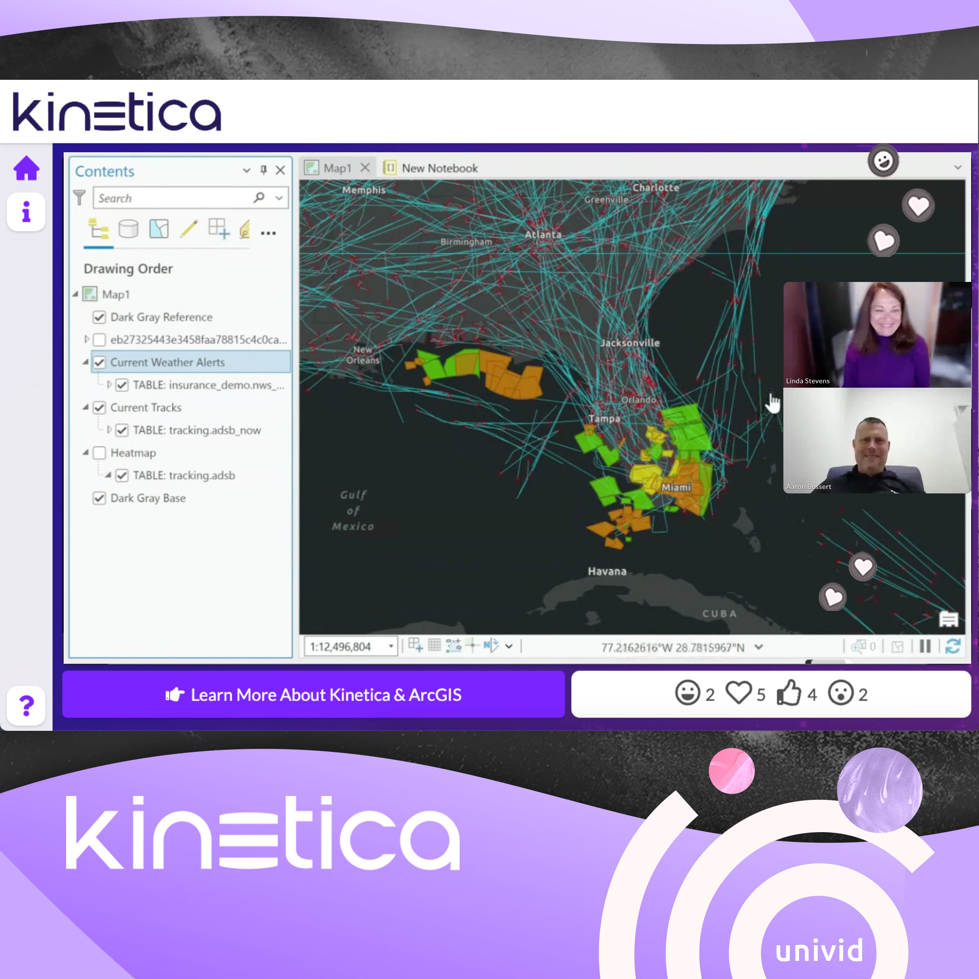 Kinetica & ArcGIS - SaaS webinar on fast and smart geodata