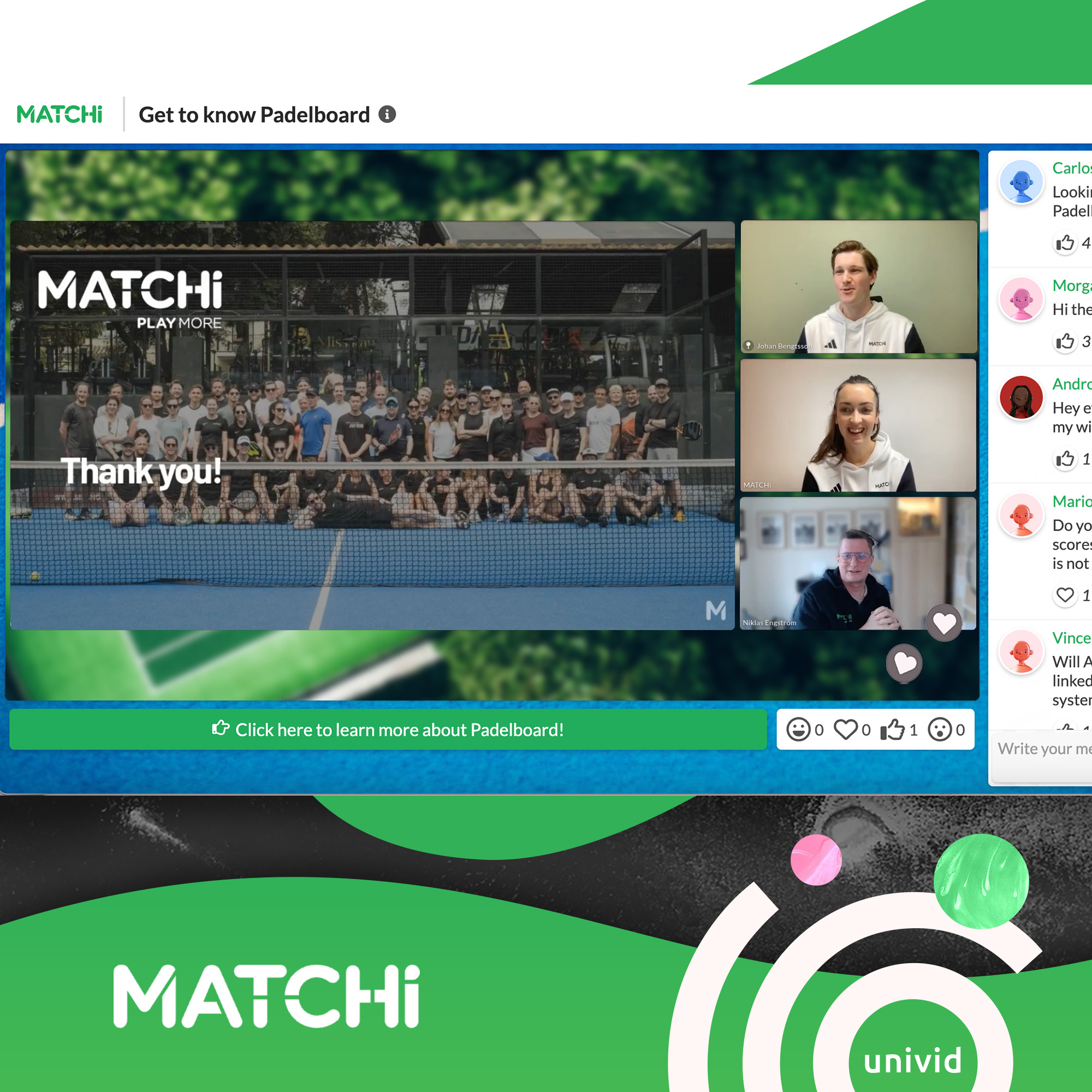 Matchi's webinar strategy: Building the friendliest sports community in the world